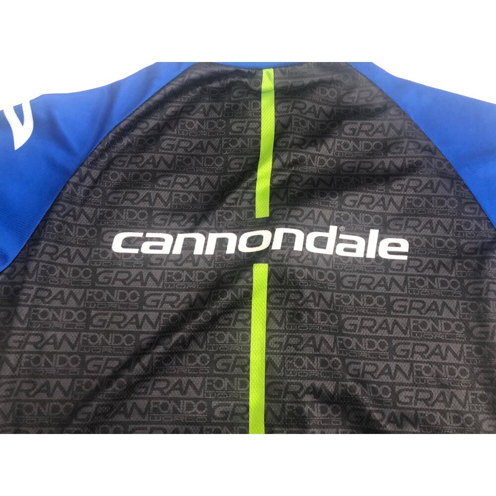 Taymory Cycling Jersey Full Zip Cannondale Star Events Gran Fondo USA Size Large - Picture 9 of 10